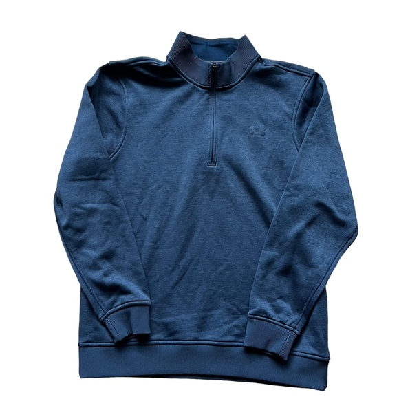 Under Armour Storm Fleece Sweater Long Sleeve Navy Blue Men's Size M - Picture 3 of 13